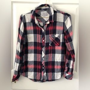 Rails Plaid Flannel shirt, Size M